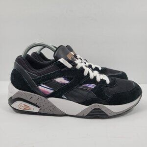 Puma Trinomic Women's Black Purple White Sneakers 35901403 US Size 10